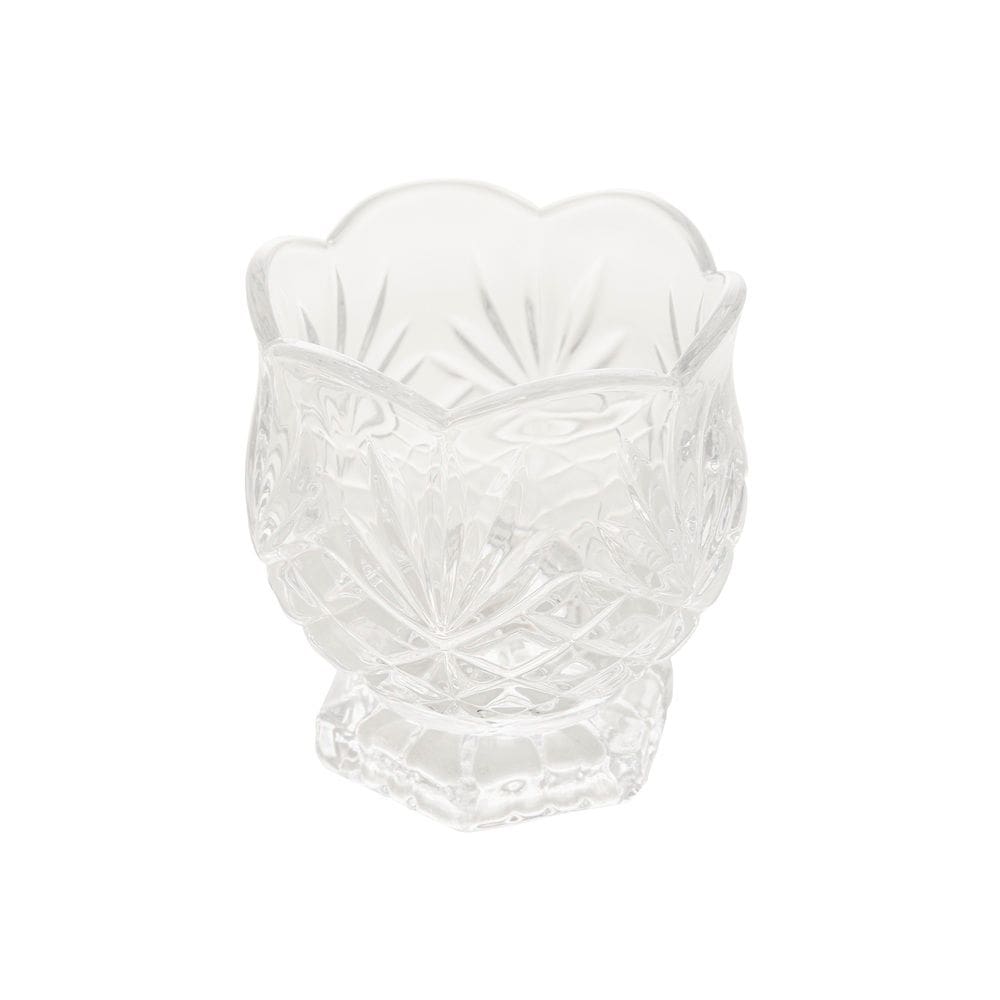 Porta Colher de Cristal Dublin Transparente 8,4x7,8cm Lyor