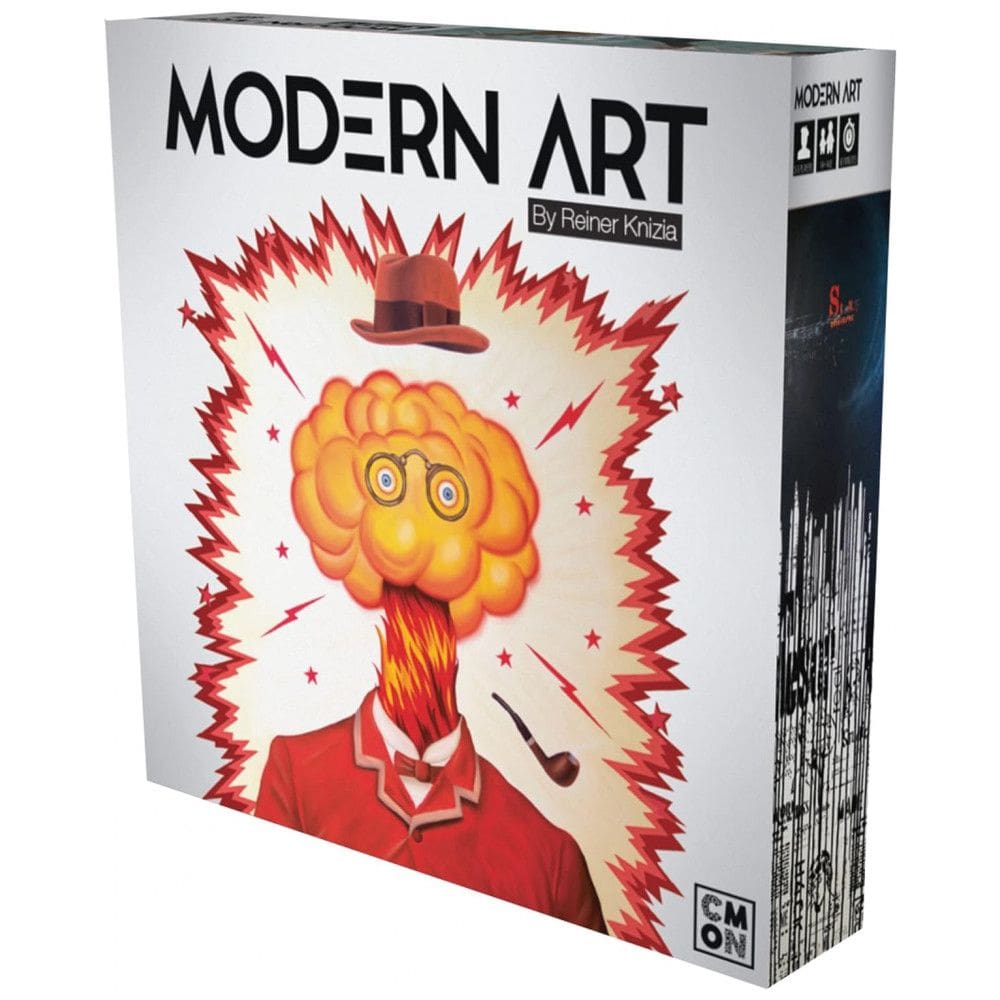 Jogo de Estratégia Arte Moderna 3 a 5 Jogadores, Para Maiores de 12 Anos, CMON MDA001, Branco