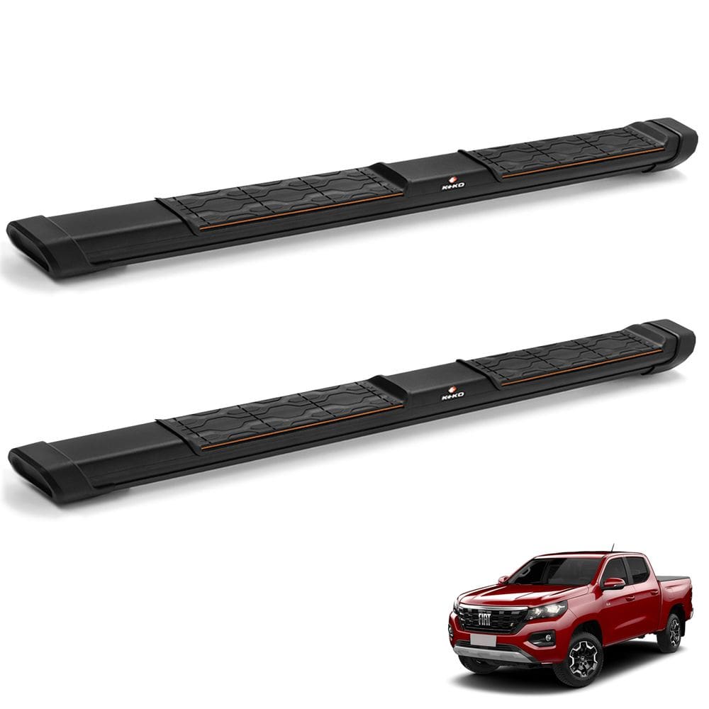 Kit Estribo Titano 2024/... Cd My Road Preto - 113607 + 1056