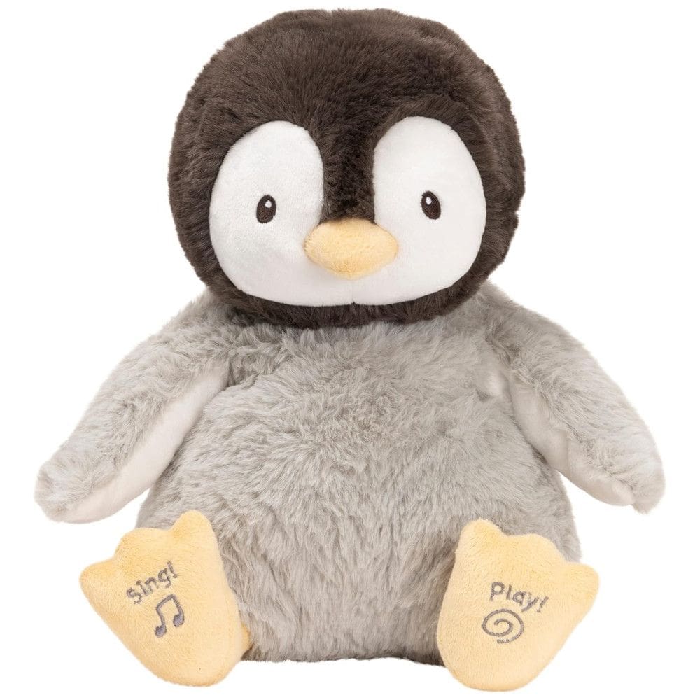 Pelúcia Pinguim para Crianças Maiores de 1 Ano, e, GUND 6059341, Marrom