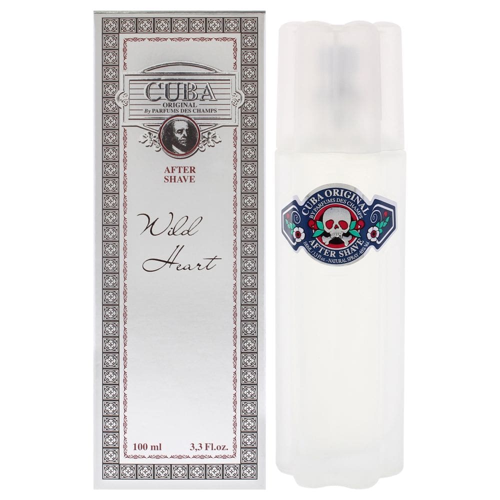 Perfume Cuba Wild Heart de Cuba para homens 100 ml após o barbear