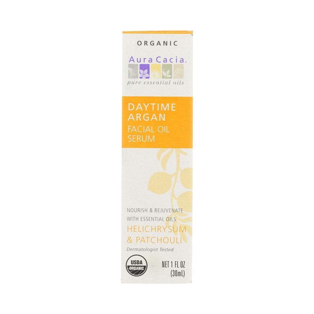 Sérum facial Aura Cacia Daytime Argan com óleos essenciais 30mL