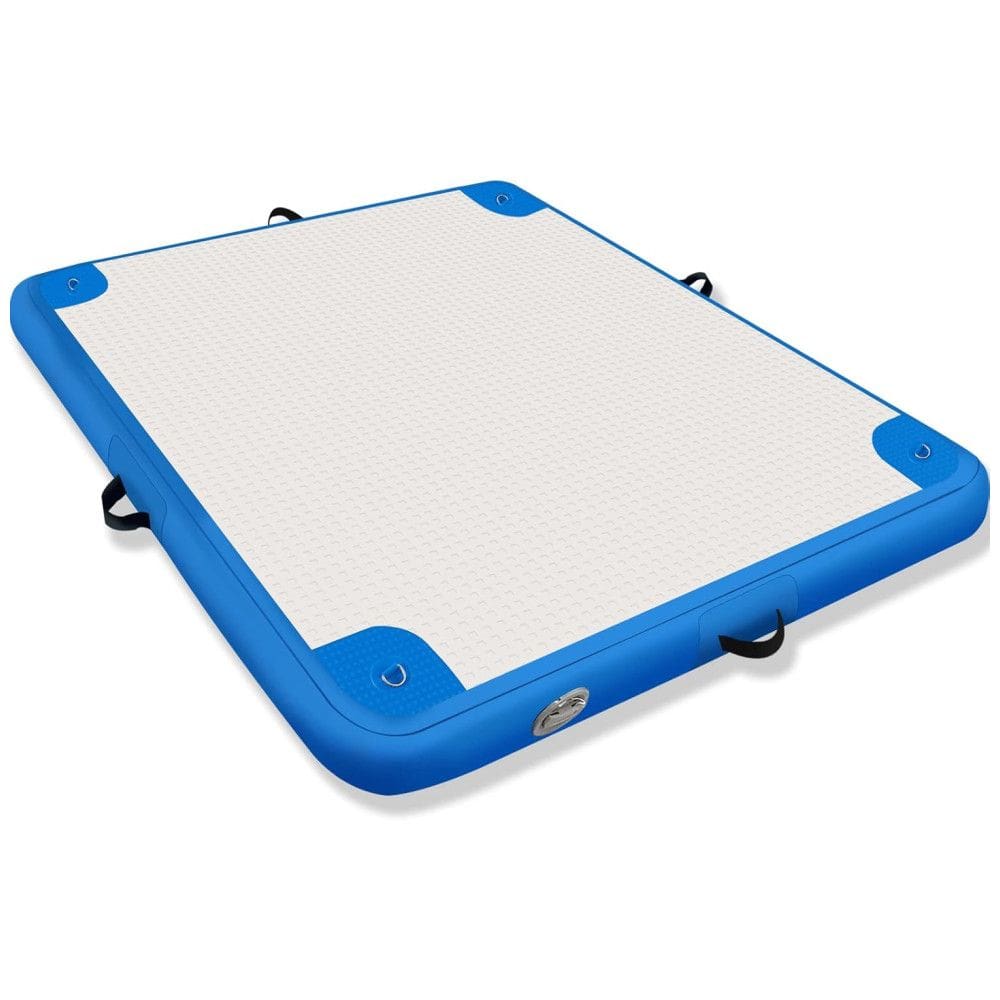 Plataforma Flutuante Inflável Anti Derrapante Suporta até 453 Quilos, GZKYYLEGS, Azul