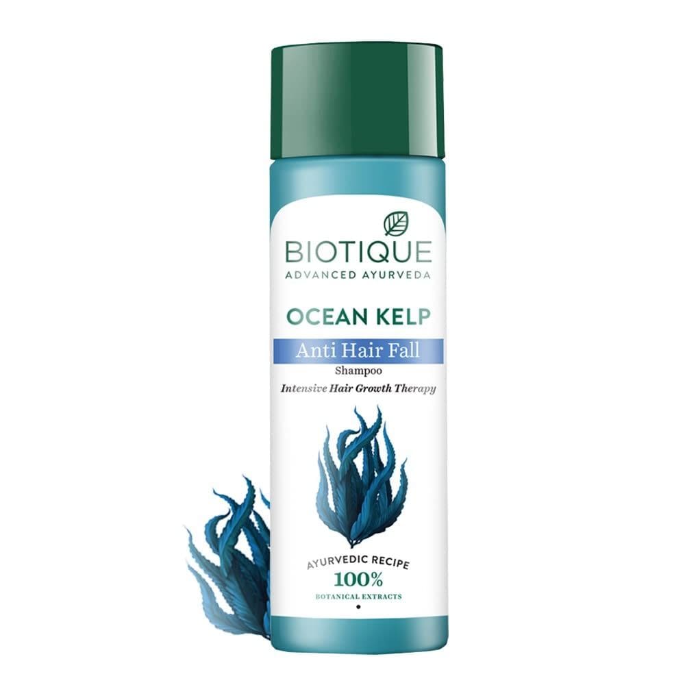 Shampoo Biotique Bio Kelp Protein para queda de cabelo 190 ml