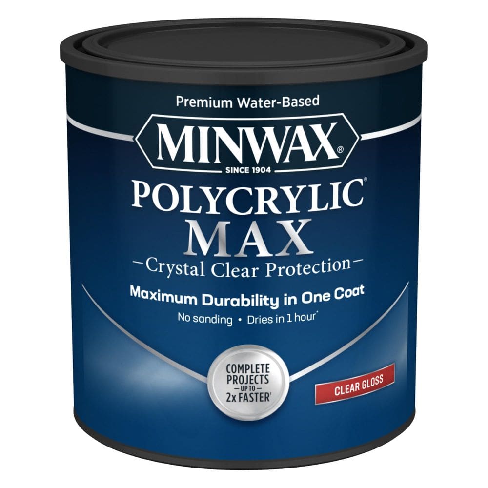 Verniz doméstico Minwax Polycrylic Max Gloss Clear 950 ml