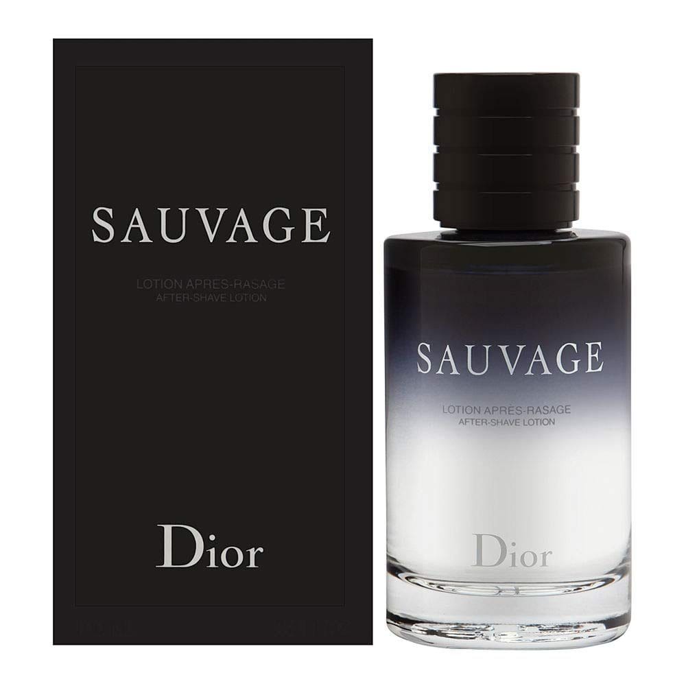 Loção pós-barba Dior Sauvage 100mL para homens