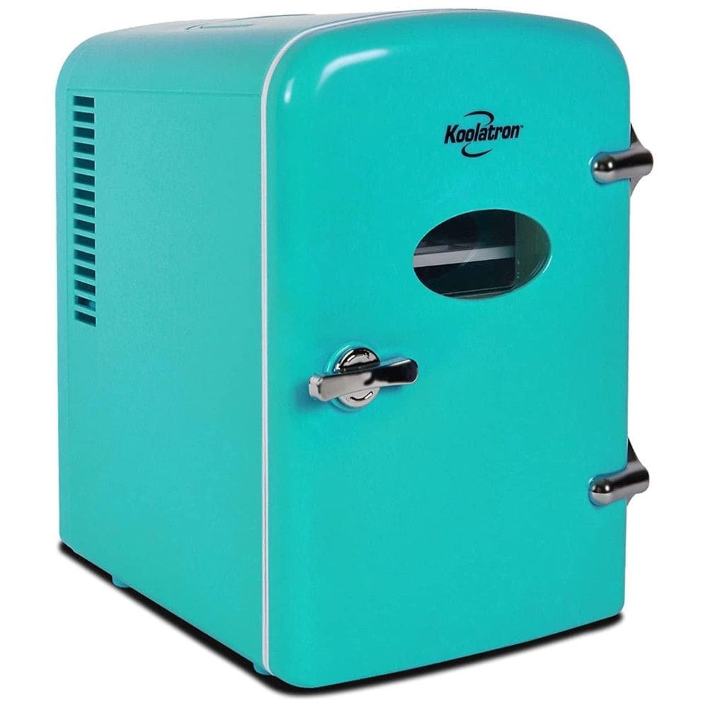 Mini Geladeira para Skincare G Retrô 4 Litros, 12V, 110v, KOOLATRON KRT04 G, Azul