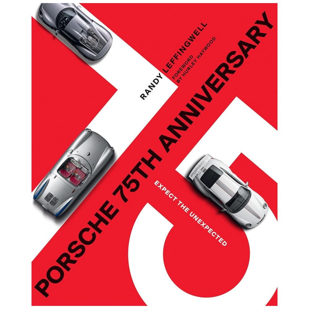 Porsche 75 Aniversário, Espere o Inesperado, Livro de Capa Dura em Inglês, 256 Páginas
