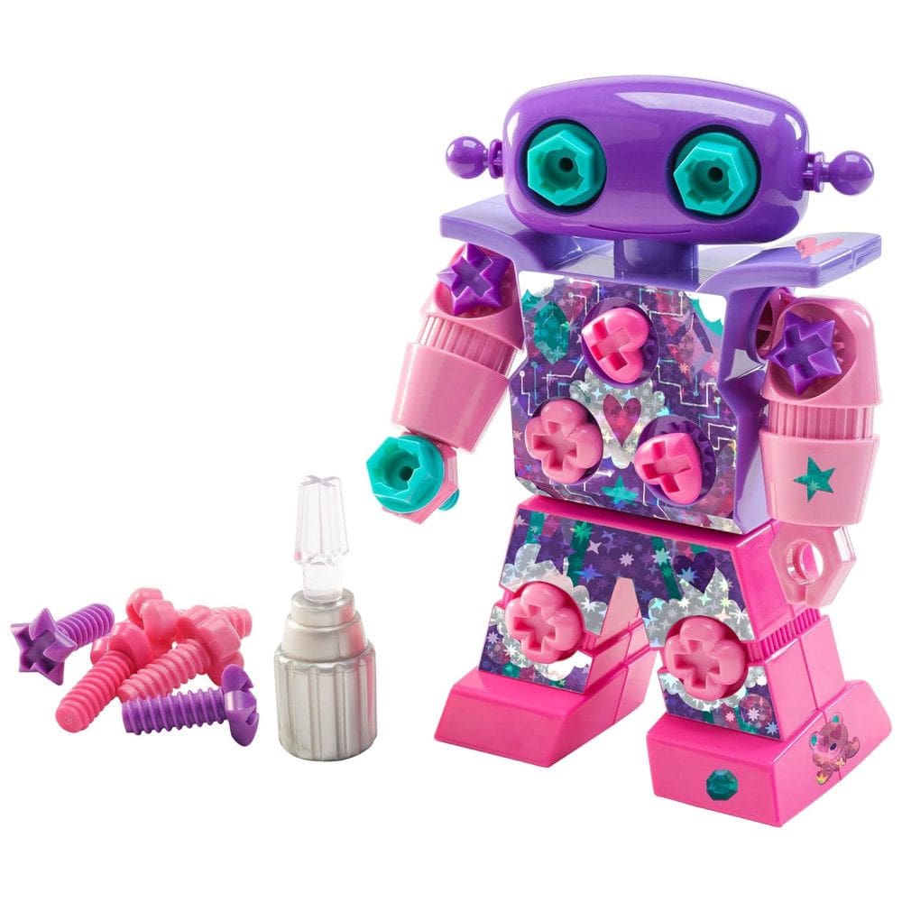 Kit de Montagem de Robô Educativo com Brocas, 23 Peças, Estimula a Criatividade, Ideal para Crianças de 3 Anos, Presente STEM