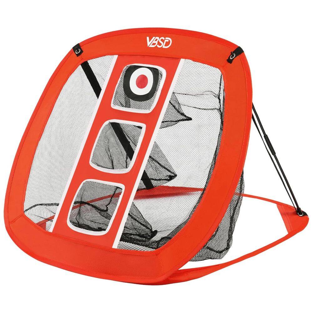 Rede de Golfe 63,5x76,2 cm c/ Tapete, Alvo, 7 Tees, 6 Bolas - Treino Interior e Exterior - Presente Golfe para Quintal,VBSD.