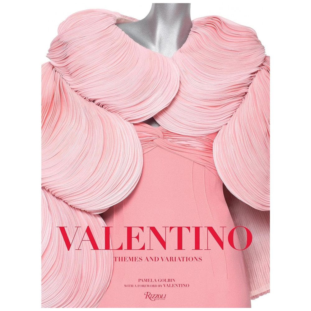 Valentino Temas e Variações, Capa Dura em Inglês, 300 Paginas, Rosa