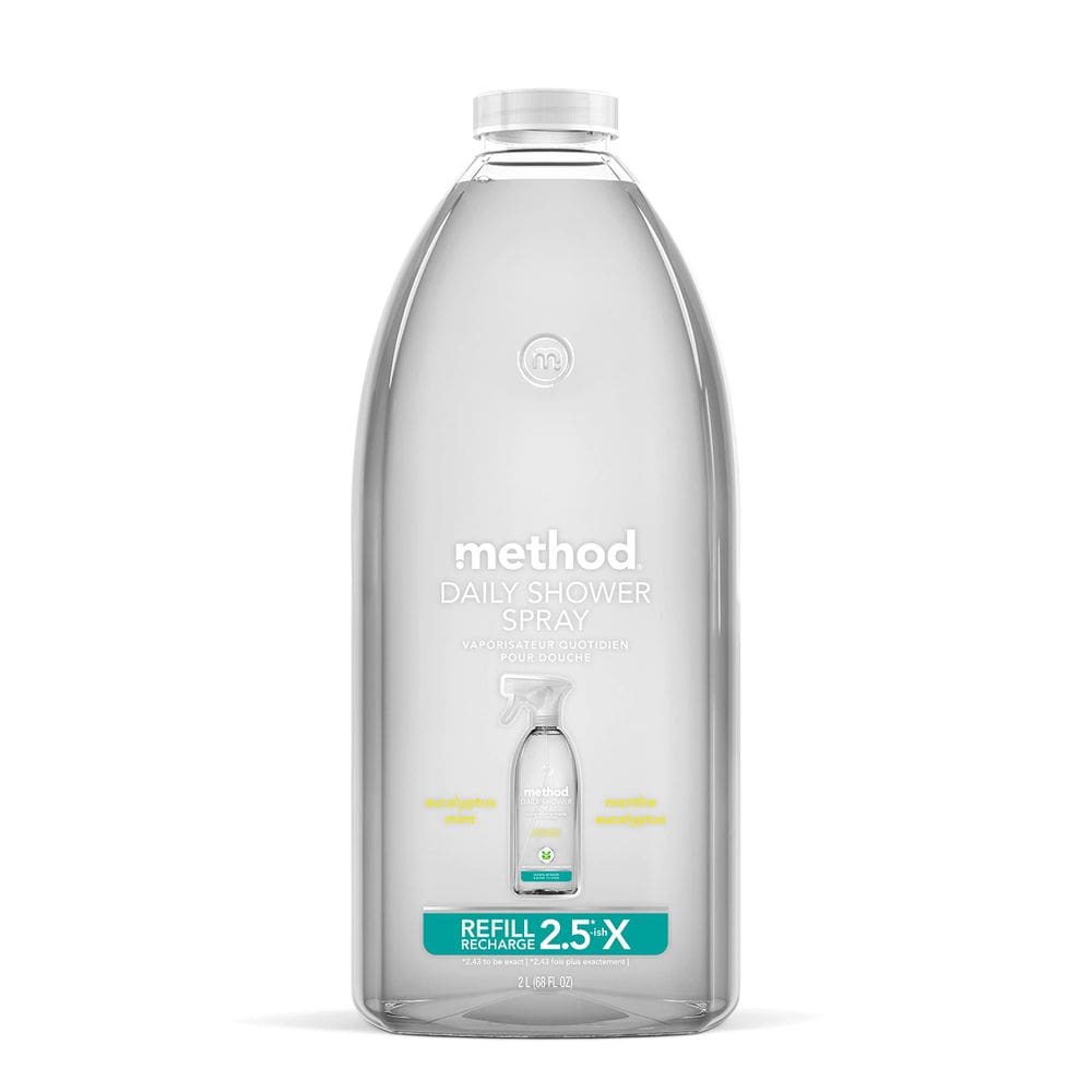 Método de recarga de limpador de spray de banho Eucalyptus Mint 2L
