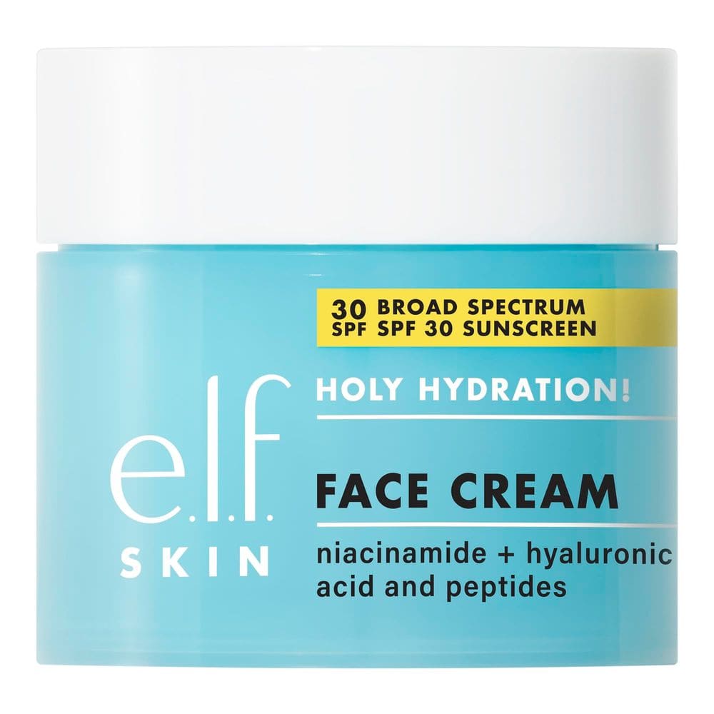 Creme facial e.l.f. Holy Hydration! FPS 30 de amplo espectro 50mL