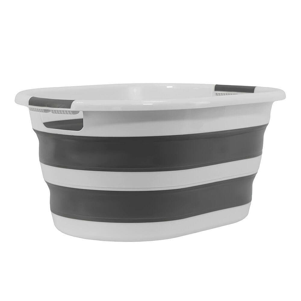Cesto Retrátil Para Roupas 37l - Organização Prática E Elegante Para Sua Casa E Viagens