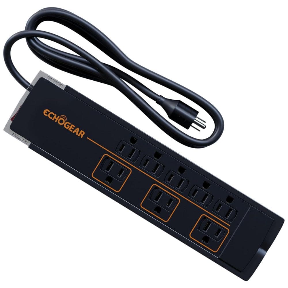 Protetor Contra Surtos Elétricos ECHOGEAR com 8 Tomadas, 3420W 110V