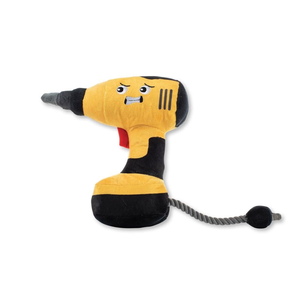 Brinquedo de pelúcia para cães Fringe Power Through com corda Squeaker 39x23x10cm