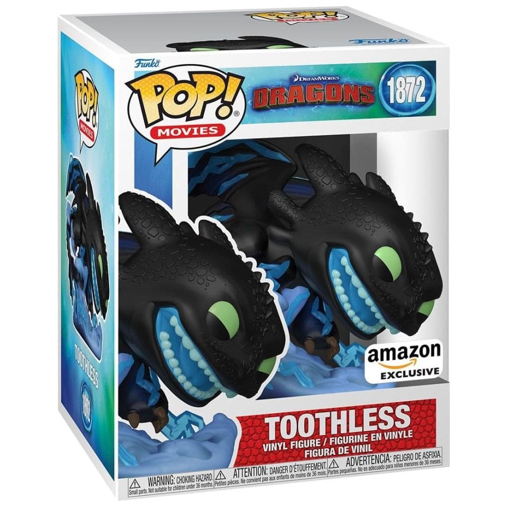 Funko Pop! Premium Como Treinar o Seu Dragão Toothless com Relâmpago