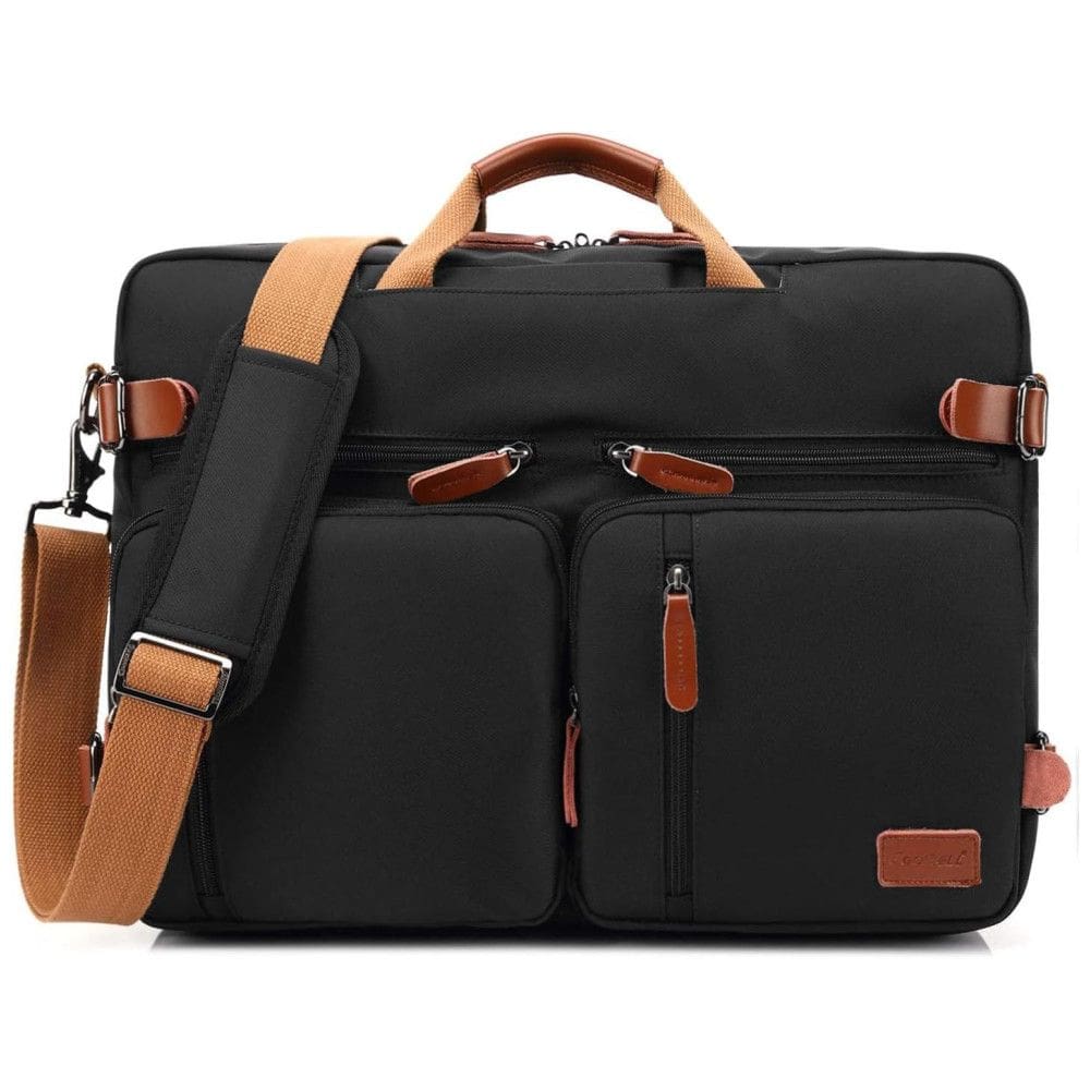 Bolsa Maleta Unissex para Laptop, COOLBELL, Preto