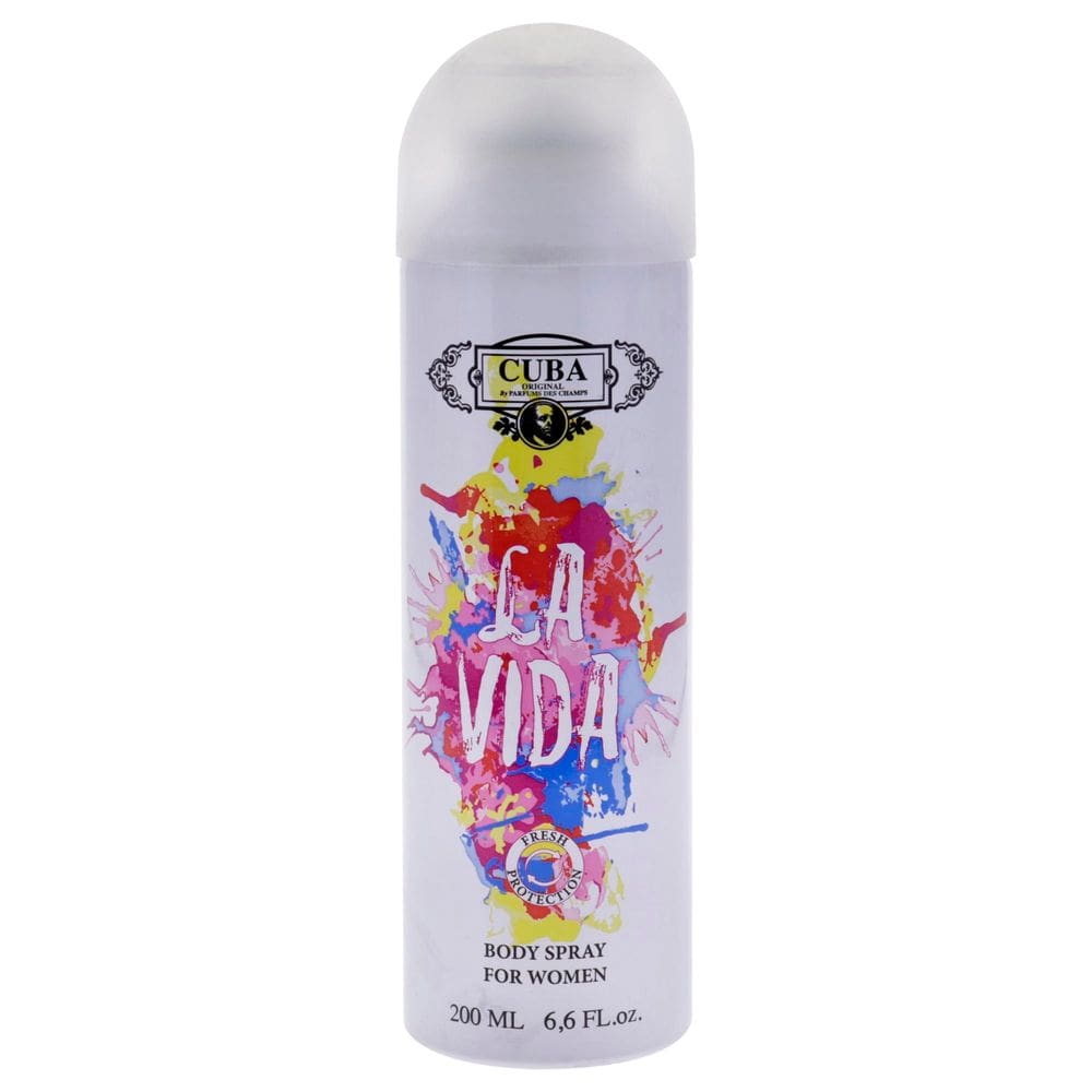 Spray corporal Cuba La Vida by Cuba para mulheres 200ml