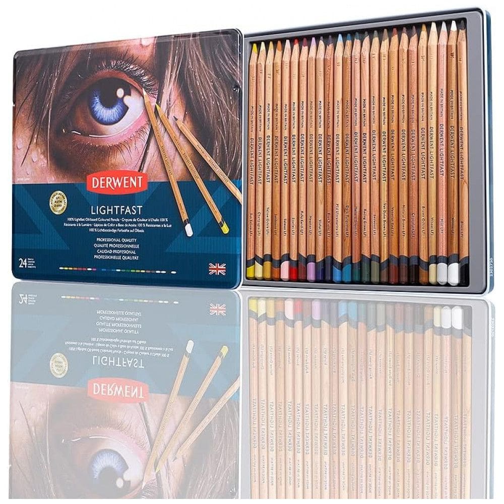 Kit Lápis de Cor Profissional em Caixa 24 Peças, Derwent 2302720