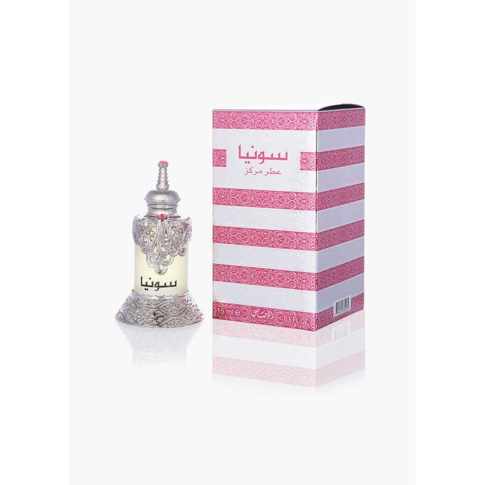 Óleo de perfume RASASI Sonia Concentrado 15mL Unissex