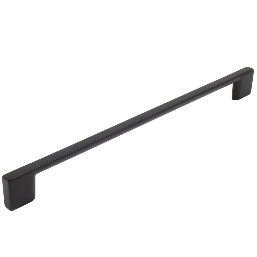 Gabinete Pull Stone Harbor Hardware Jetstream 256 mm preto fosco