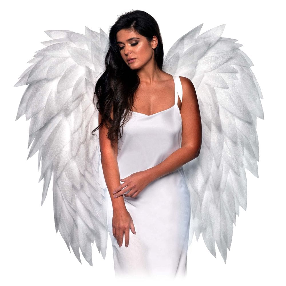 Traje Angel Wings UNDERWRAPS Costumes Deluxe Foam White