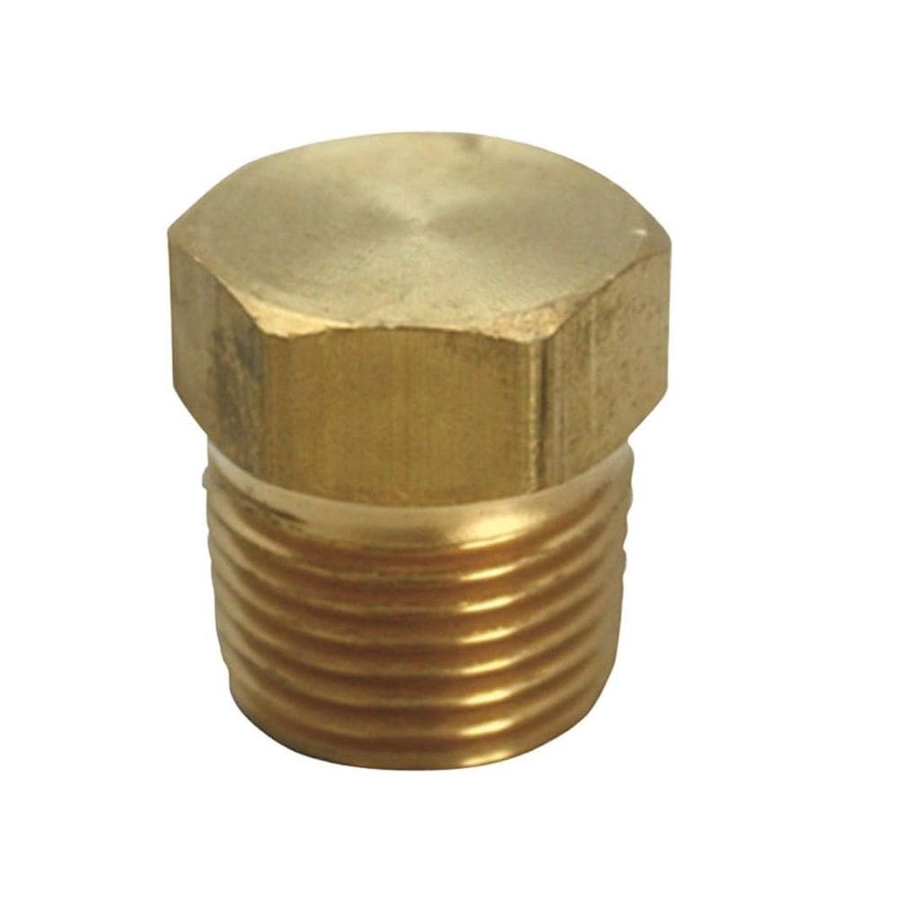 Plugue de cabeça hexagonal MPT de latão Homeplus+, 1/2”