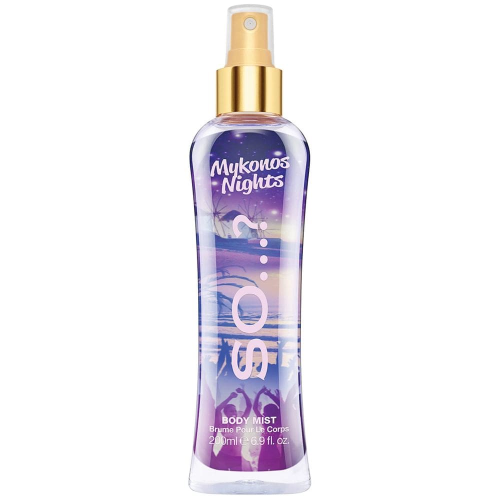 Body Mist Então...? Perfume Mykonos Nights 200ml para mulheres