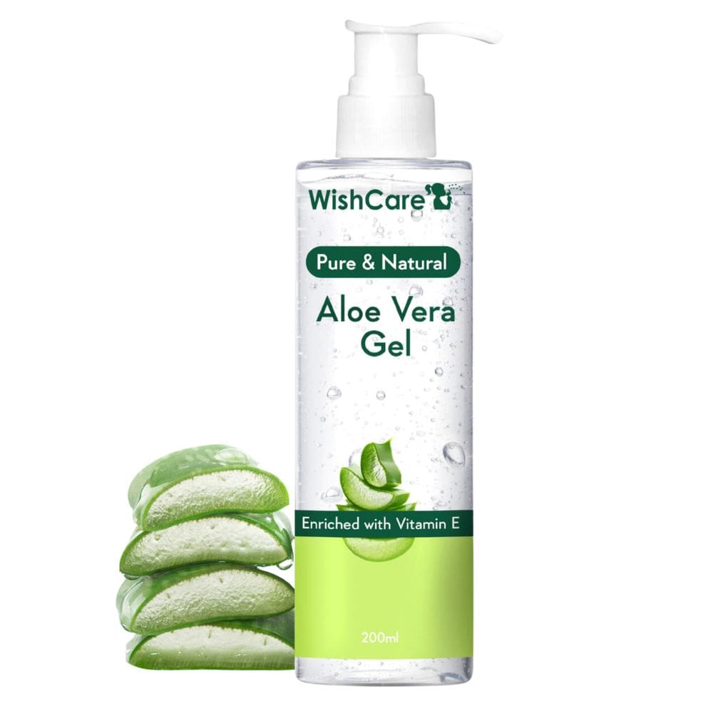 Hidratante para a pele WishCare Aloe Vera Gel 200 ml Vitamina E