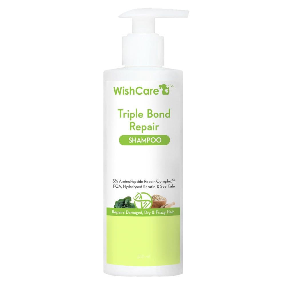 Shampoo WishCare Triple Bond Repair 250ml para cabelos secos