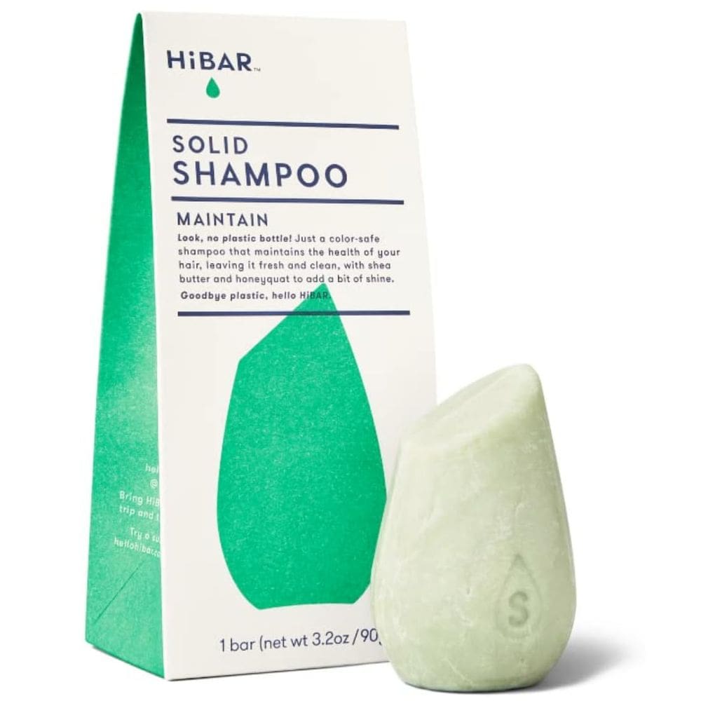 Shampoo Bar HIBAR Maintain para cabelos bem equilibrados 70g