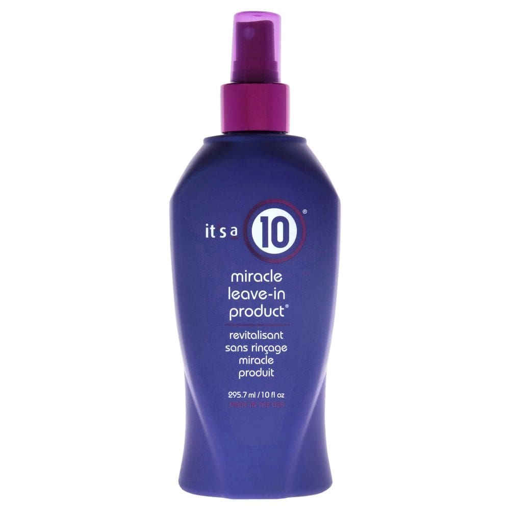 O produto Leave-in é um spray 10 milagrosos de 10 fl. oz