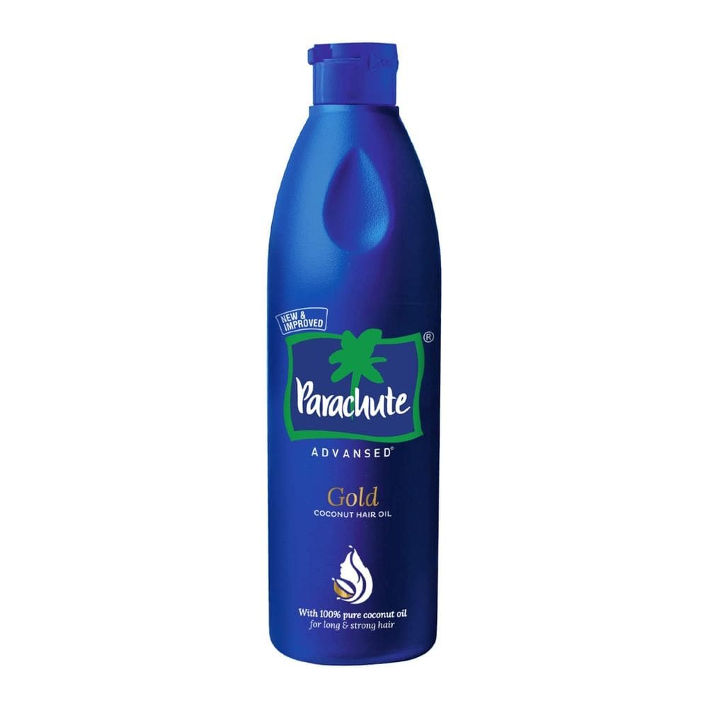 Óleo de cabelo Parachute Advansed Gold Coconut com vitamina E 190 mL