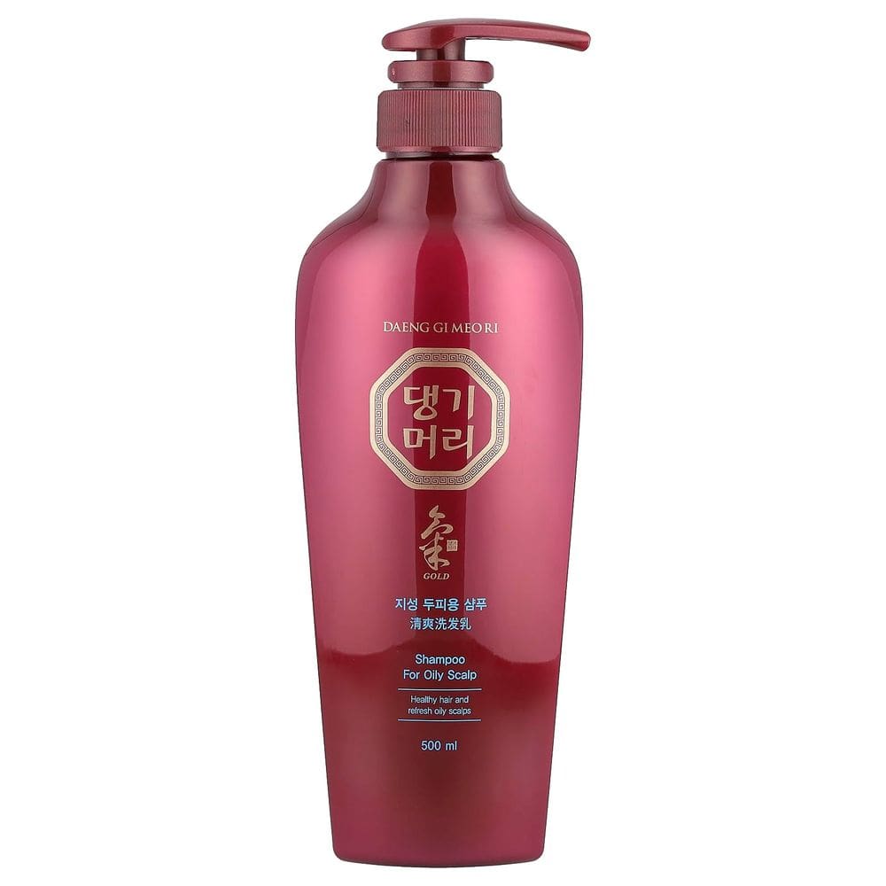 Shampoo Daeng Gi Meo Ri para couro cabeludo oleoso, extratos de ervas de 500 ml