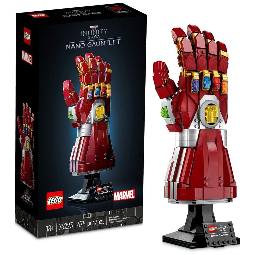 Kit de Construção Marvel Mão de Tanos, 680 Peças, LEGO 6378961, Vermelho
