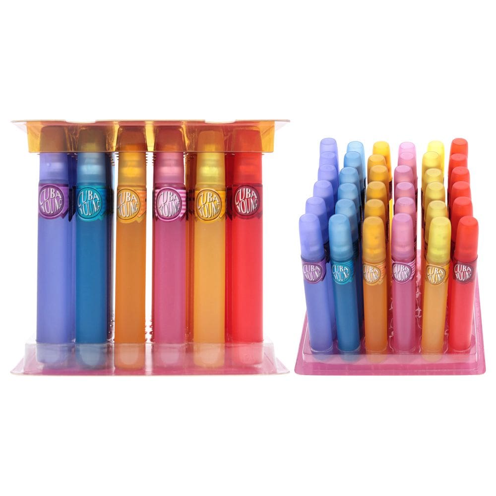 Conjunto de presente Perfume Cuba Young by Cuba para mulheres 36 x 15 ml