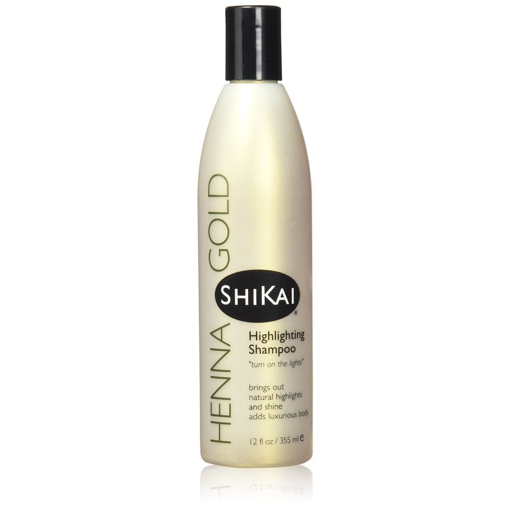 Shampoo ShiKai Henna Gold Highlighting 355ml Hidratante para Cabelos