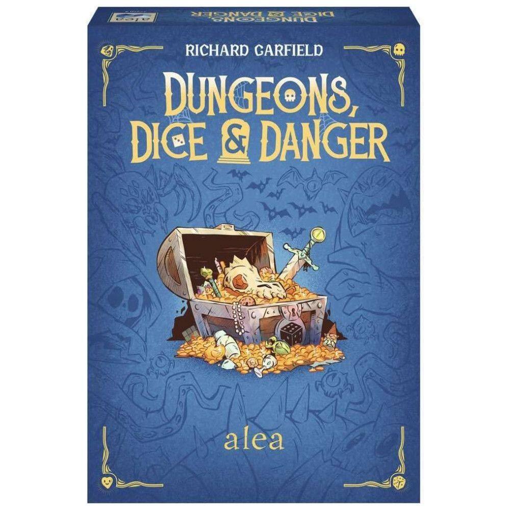 Jogo de Estratégia Ravensburger Dungeons, Dados e Perigos: Aventura Eletrizante para Jovens e Adultos, Jogada Individual ou em Equipe.