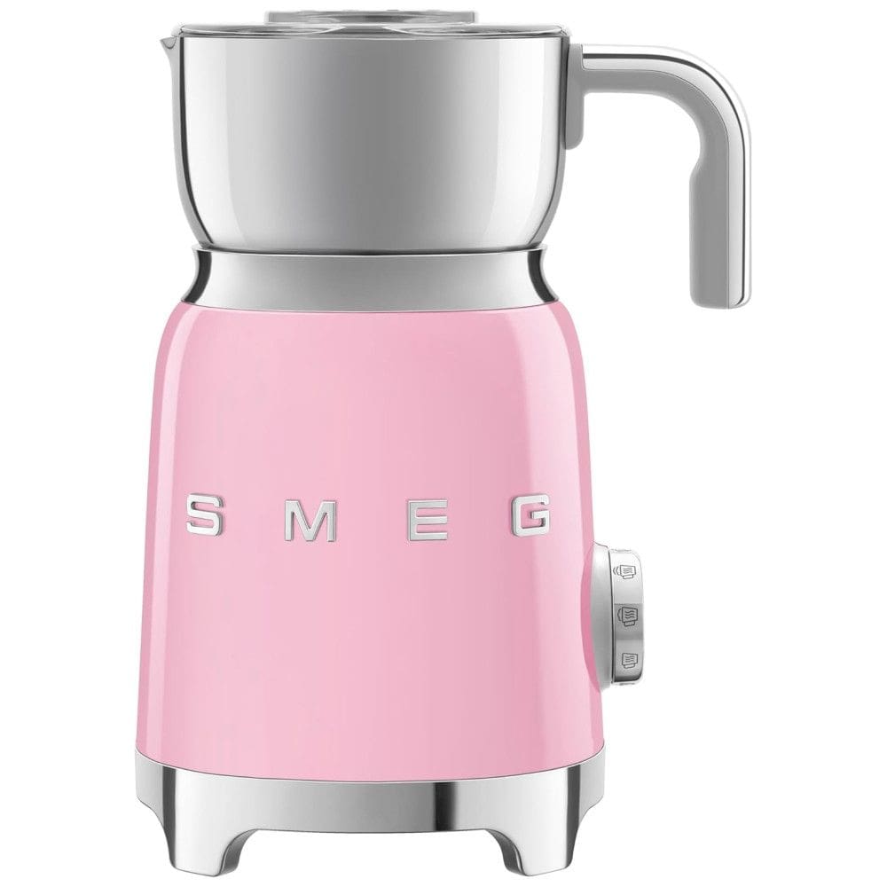 Espumador de Leite SMEG Retro 50s Style com 2 Discos, 6 Programas Pré-Definidos de Espumar Leite Quente ou Frio e Aquecimento por Indução