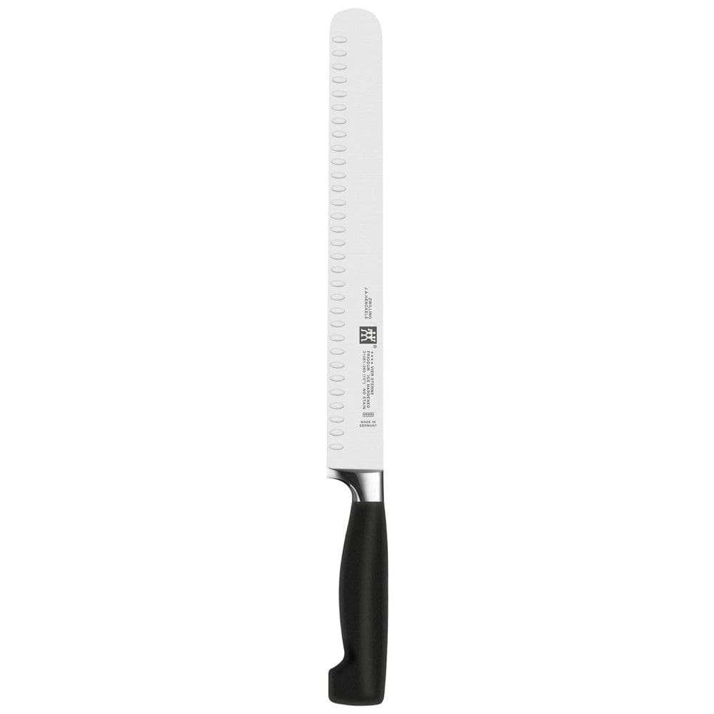 Fatiador de Carne Assado Zwilling J.A. Henckels Twin Four Star 10 Polegadas em Aço Inoxidável de Alto Carbono com Sulcos Granton