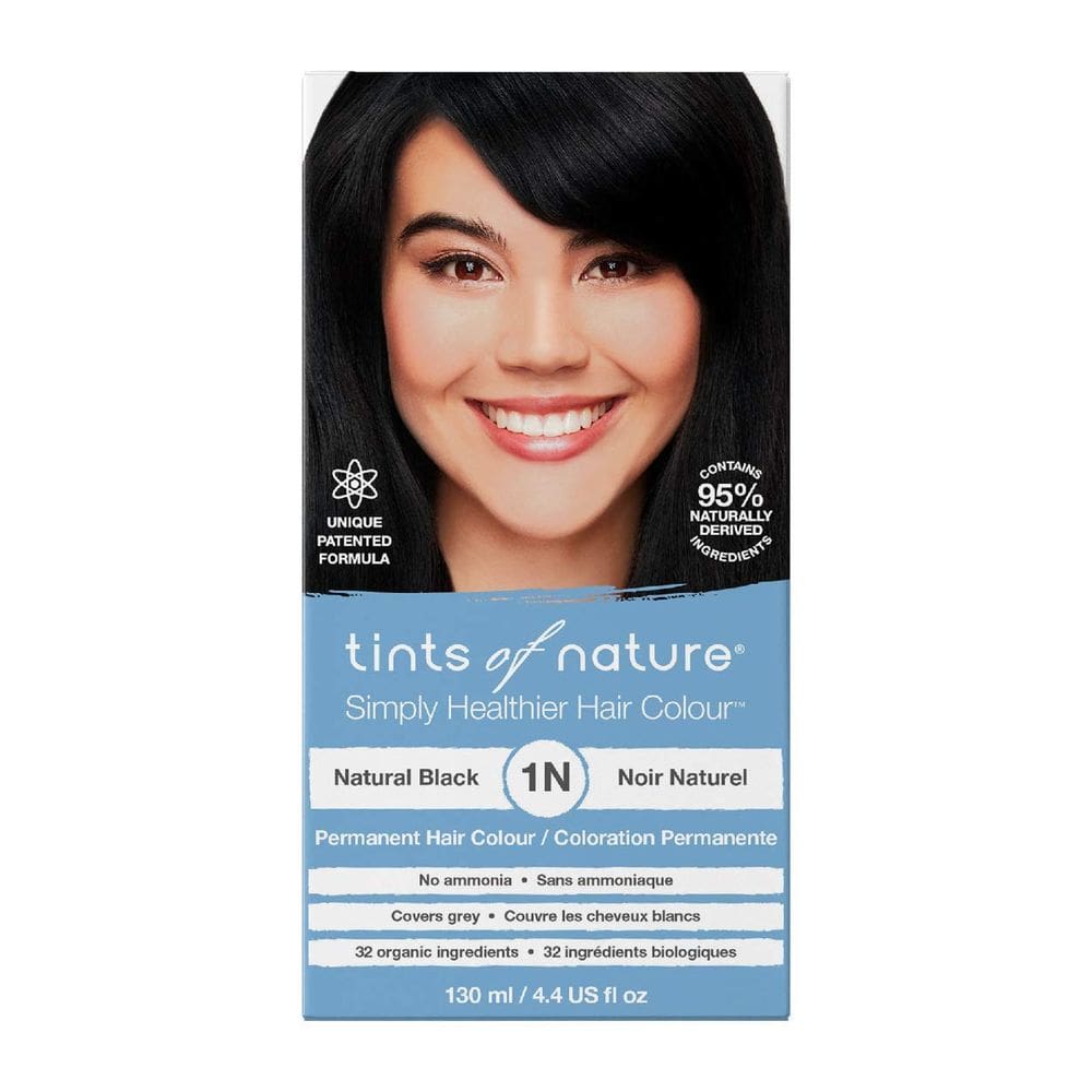 Tintura de cabelo Tints of Nature Natural Black 130 ml sem amônia