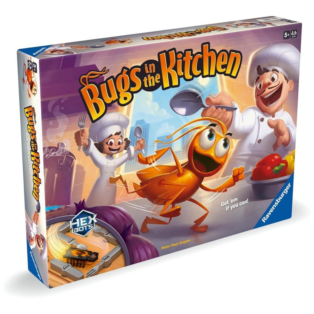 Jogo de Tabuleiro Ravensburger Bugs na Cozinha - Diversão Garantida para Toda a Família! Para Crianças e Adultos a Partir de 5 Anos -