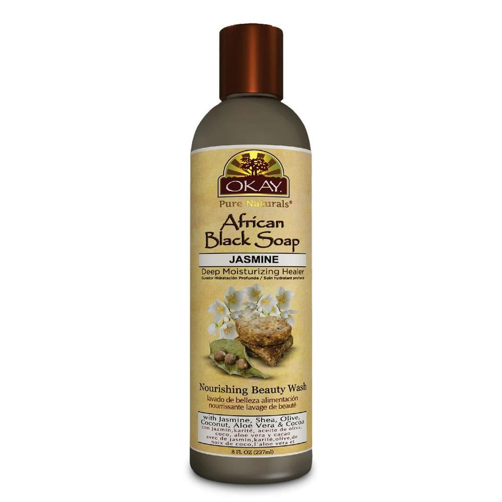 Sabonete líquido Okay African Black com jasmim 237mL