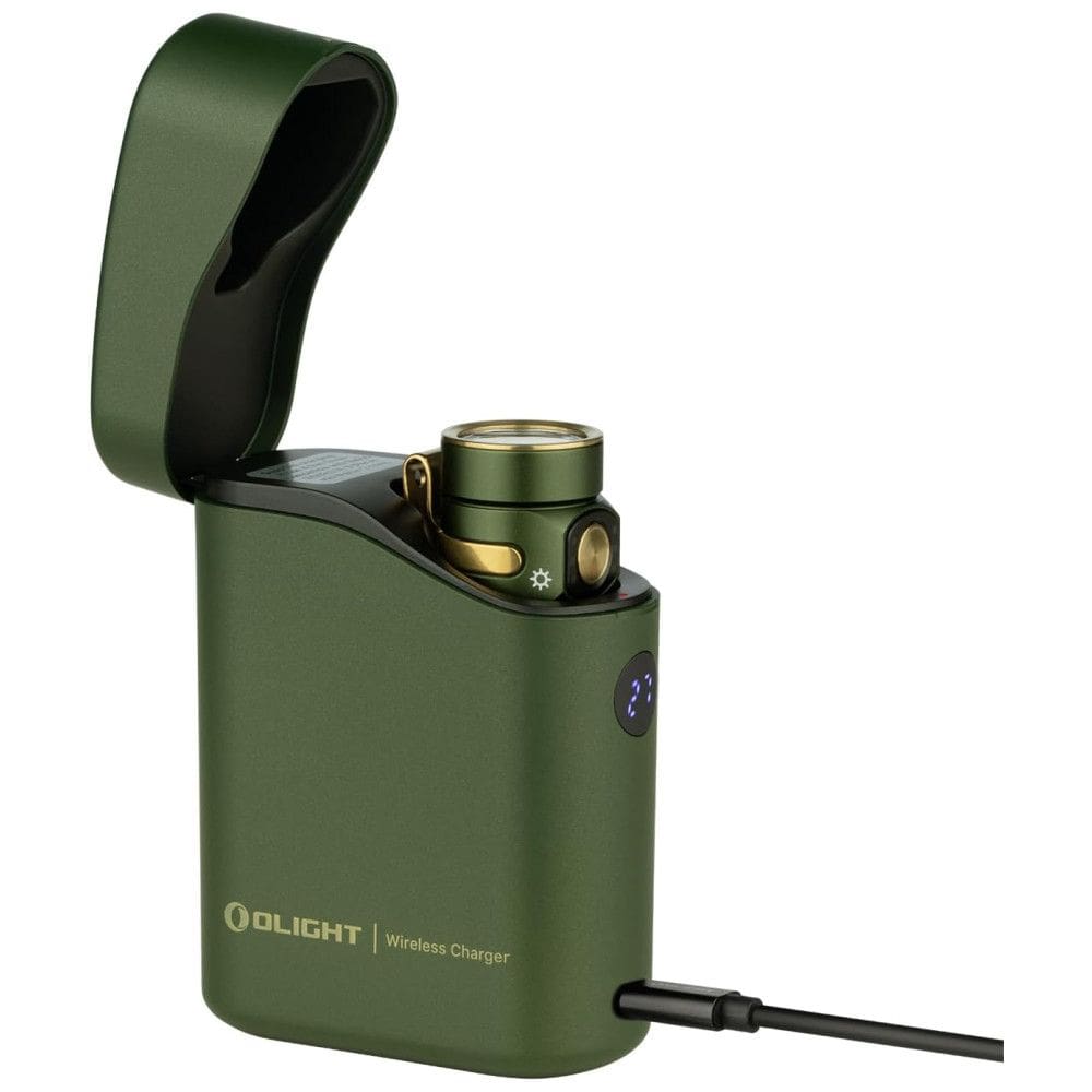 Lanterna OLIGHT Baton4 Edição Premium EDC 1300 Lumens com Caixa de Carregamento TypeC, Alimentada por Bateria Recarregável