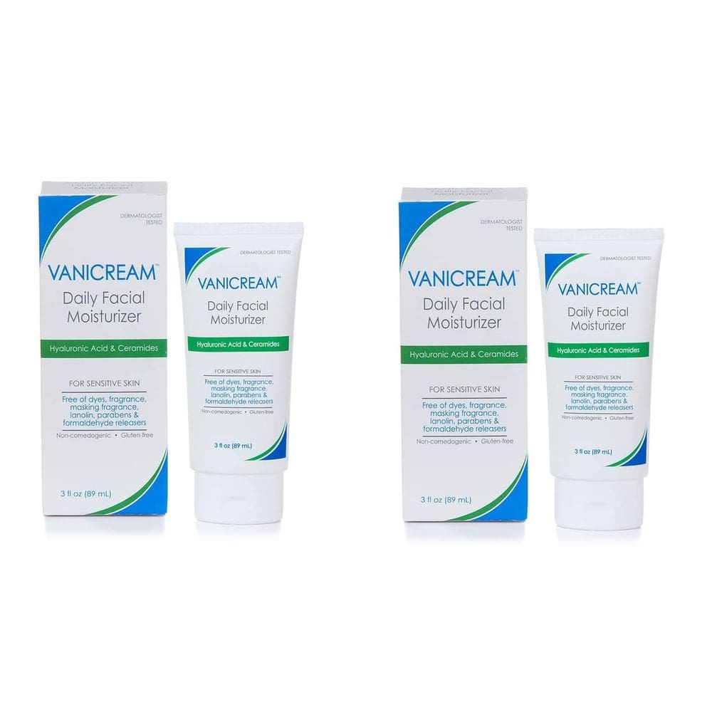 Hidratante facial Vanicream Daily com ceramidas 90 mL (pacote com 2)