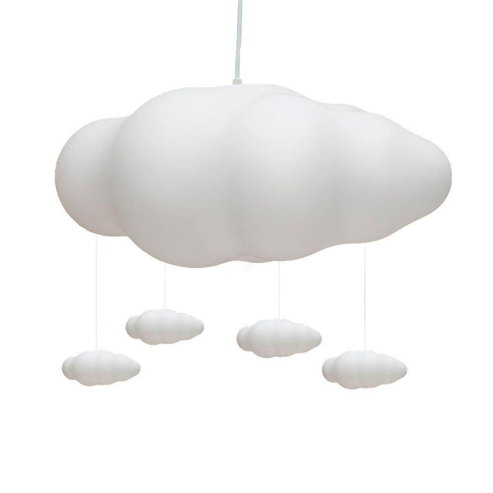 Luz Encantada Suspensa - Nuvens De Tempestade Para Sonhos E Imaginação Infantil