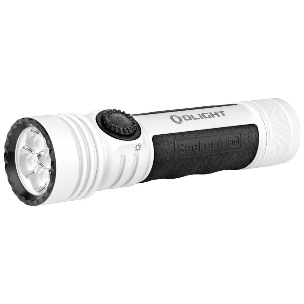 lanterna recarregável OLIGHT Seeker 4 Pro, 4600 Lumens, luz poderosa e brilhante, com estojo USB C, à prova d`água IPX8 para emergências