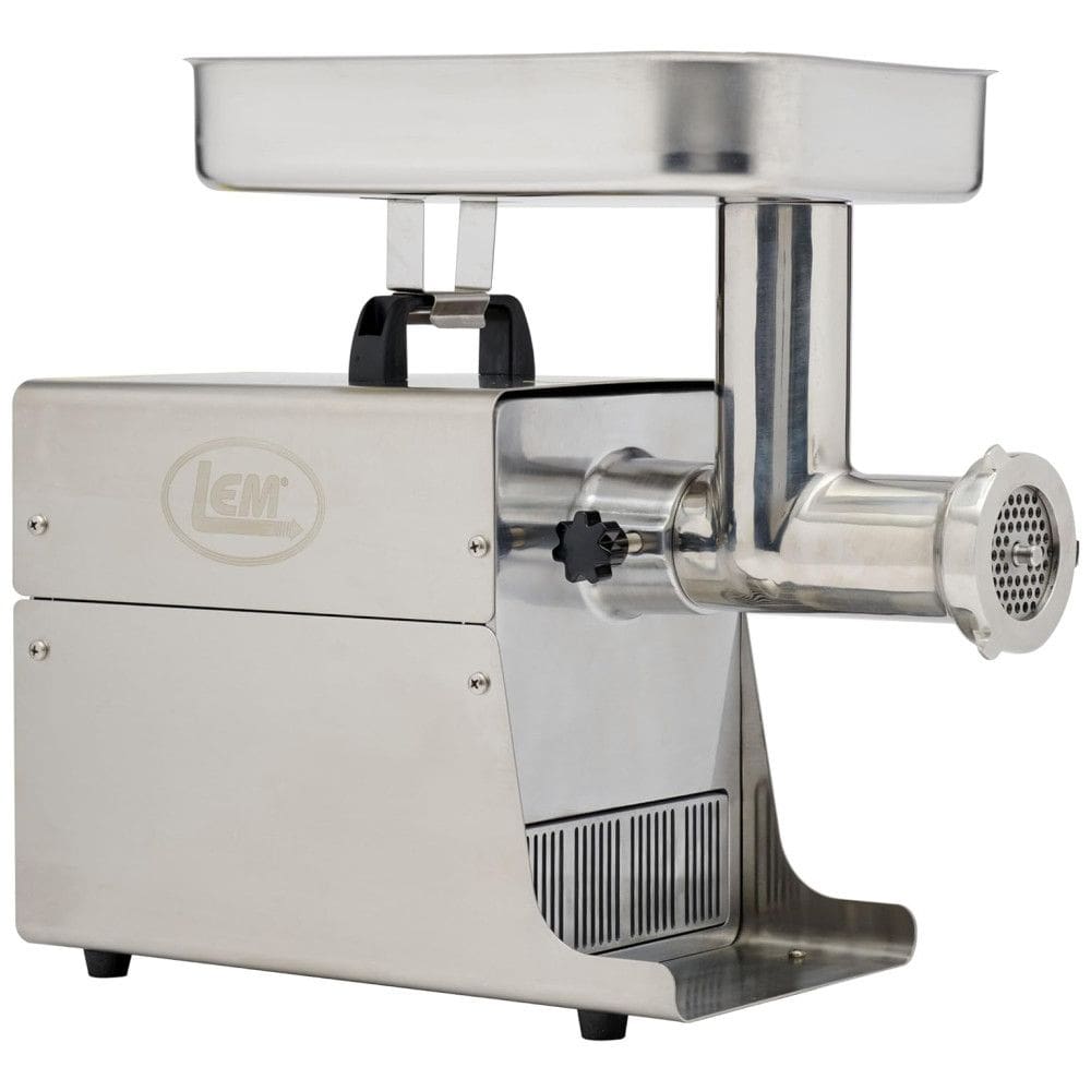 Products Moedor de carne elétrico Big Bite de aço inoxidável, LEM, Prateado