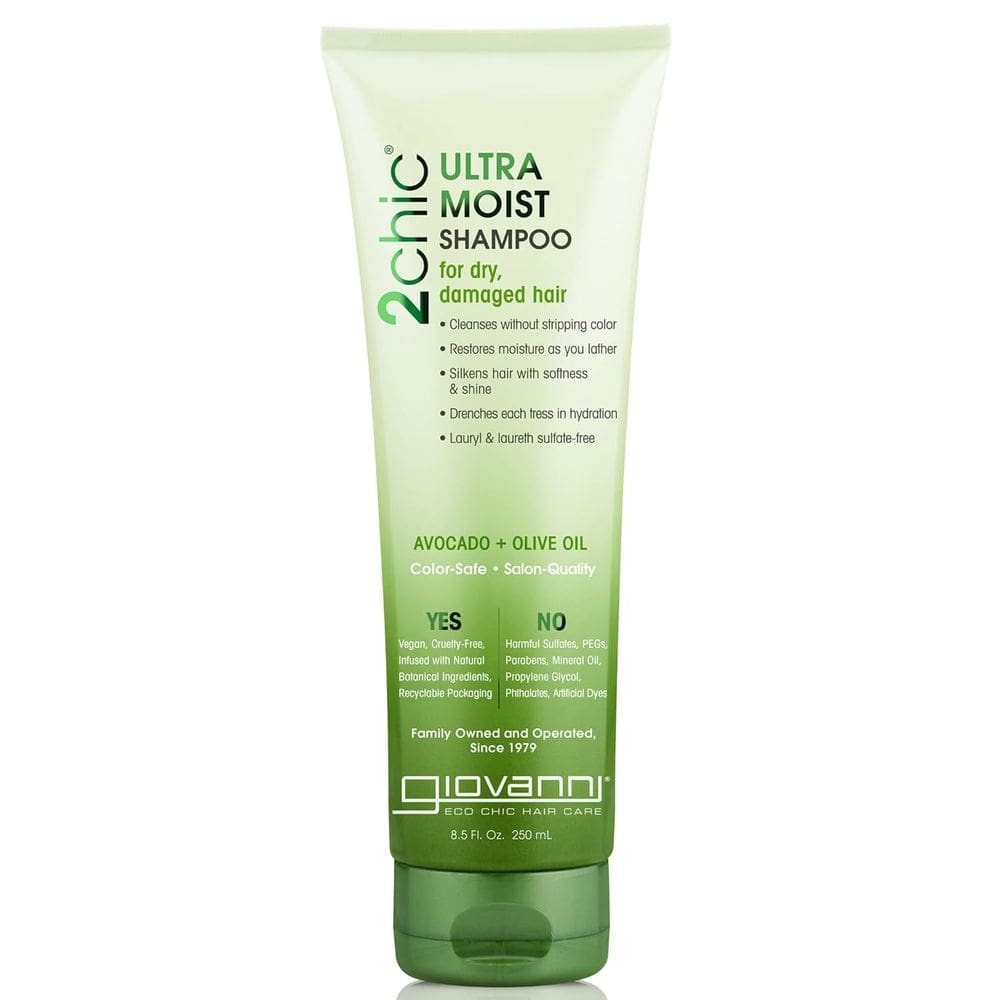 Shampoo GIOVANNI 2chic Abacate Ultra-Moist e Azeite de Oliva 250mL
